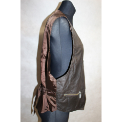 KAMIZELKA MOTOR SKÓRA MATERIAŁ rozm. S